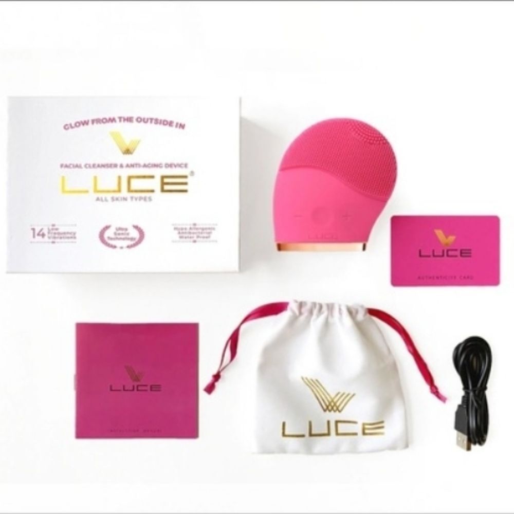 🧼LUCE 180° Facial Cleansing and Anti-Aging Device, Fuschia